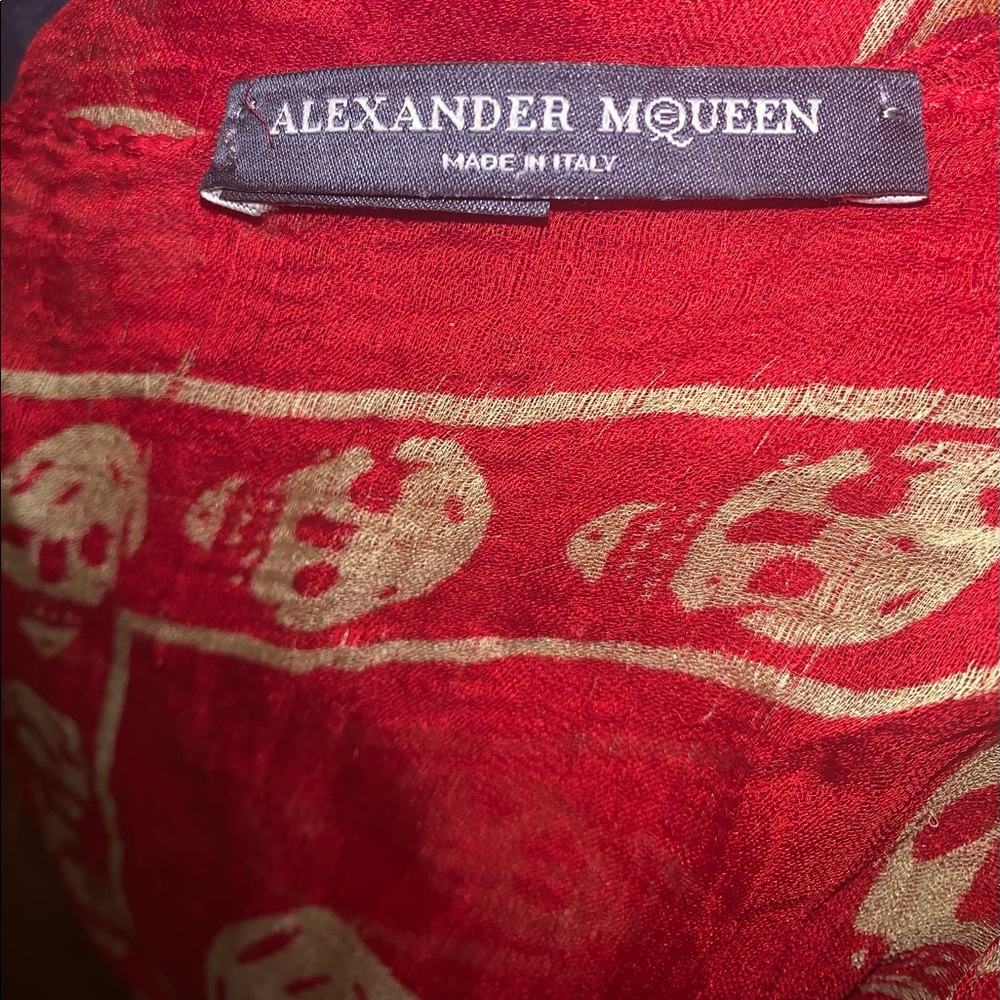 Alexander McQueen silk scarf